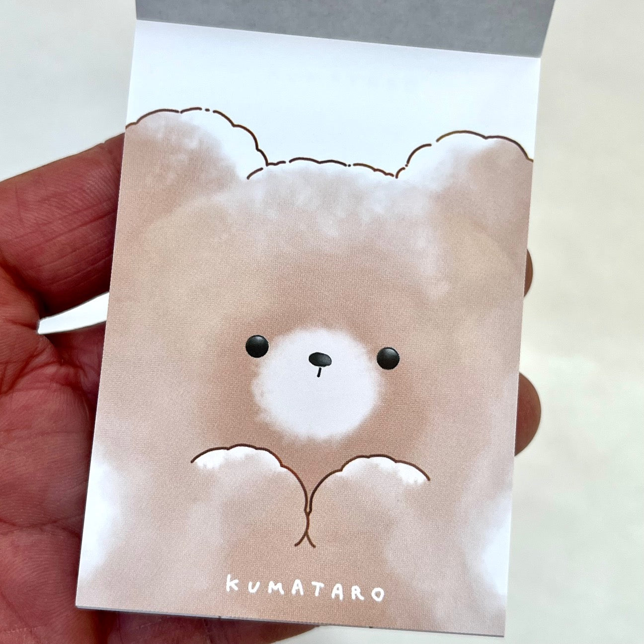 112668 Kumataro Bear Mini Notepad-10