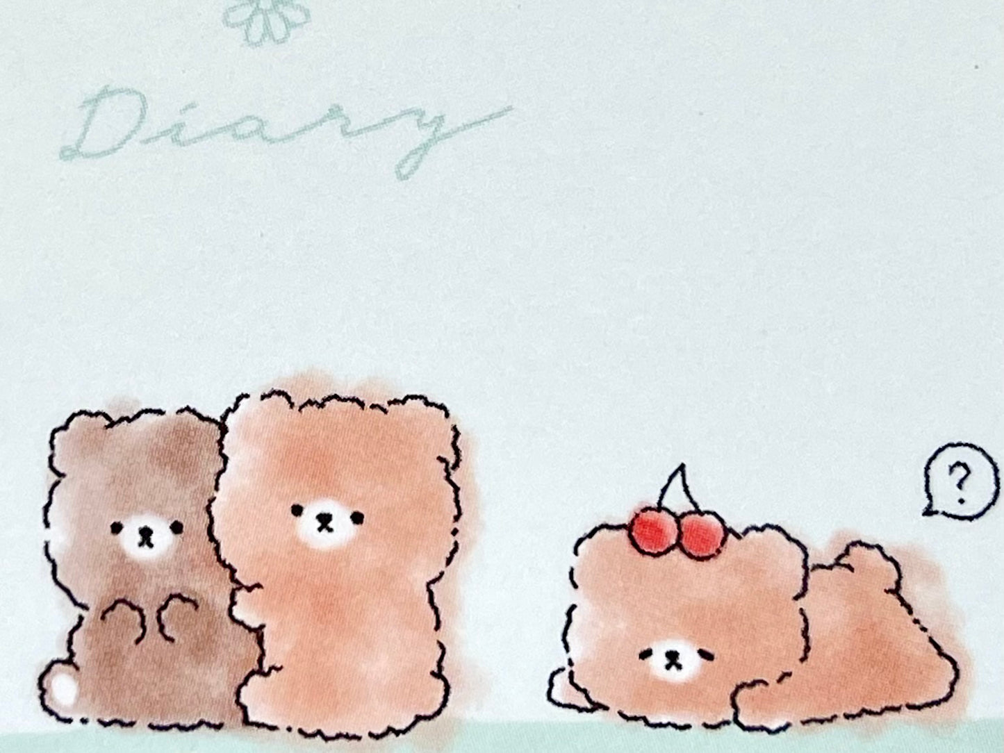 112669 Kuma Kuma Bear Diary Mini Notepad-10