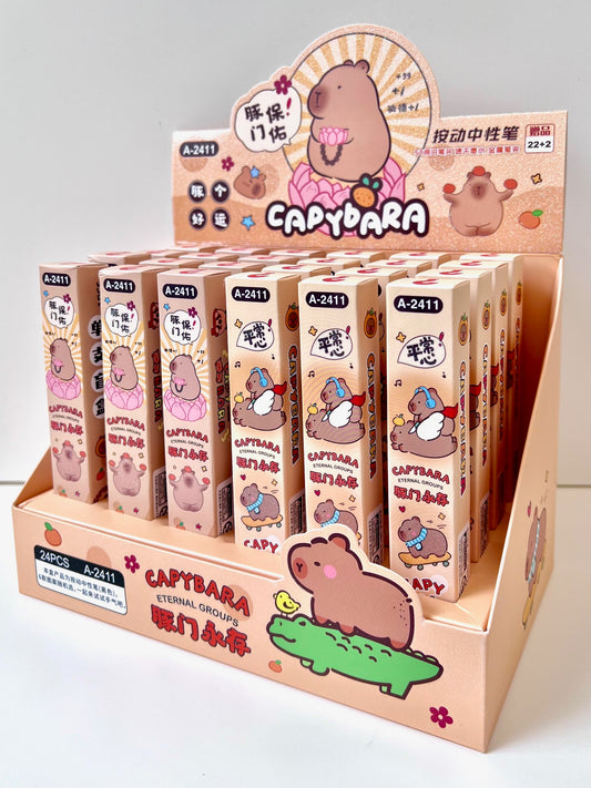 X 22636 CAPYBARA BLIND BOX GEL PEN-DISCONTINUED