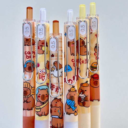 X 22637 CAPYBARA BLIND BOX GEL PEN-DISCONTINUED