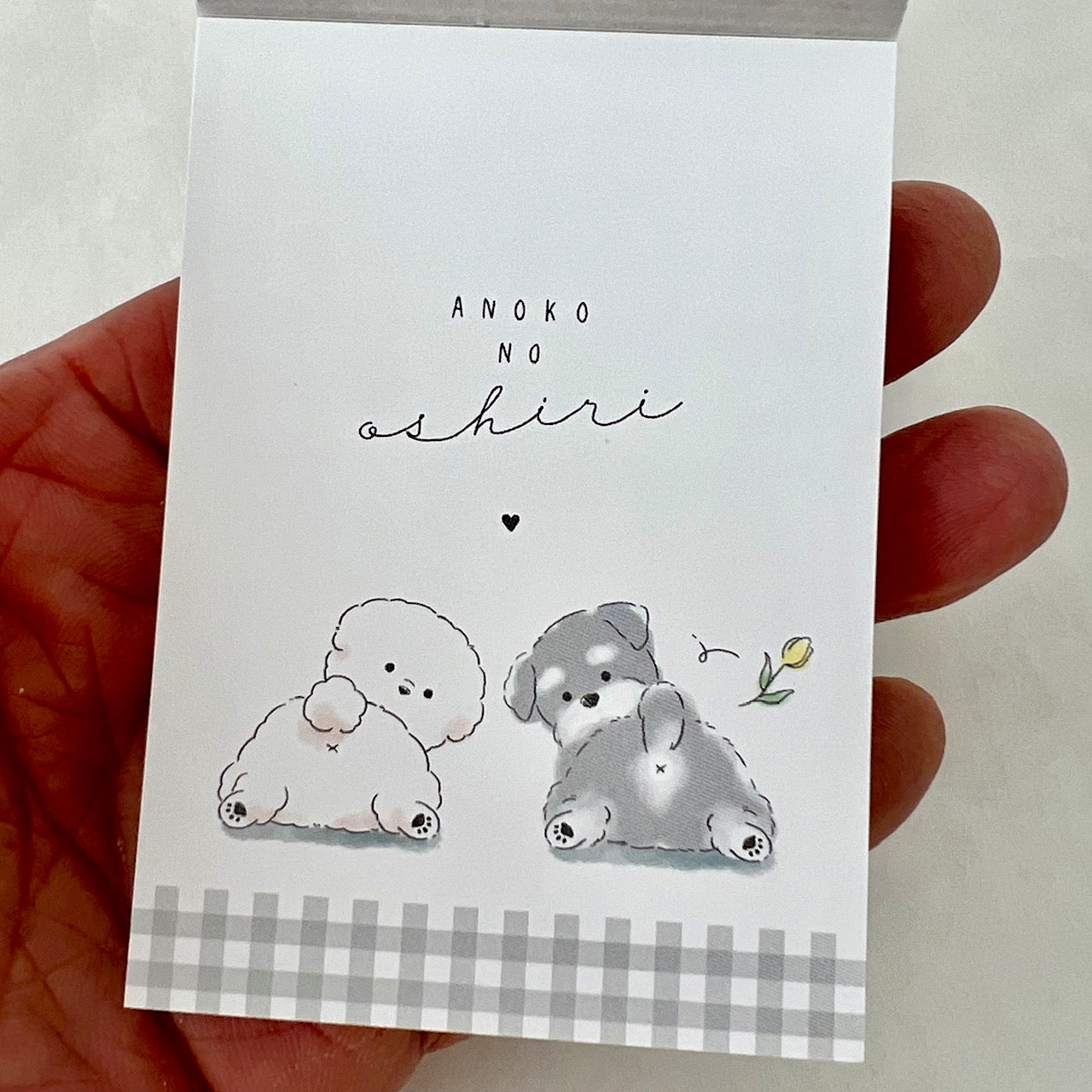 113703 Puppy Dog Poodle Mini Notepad-10
