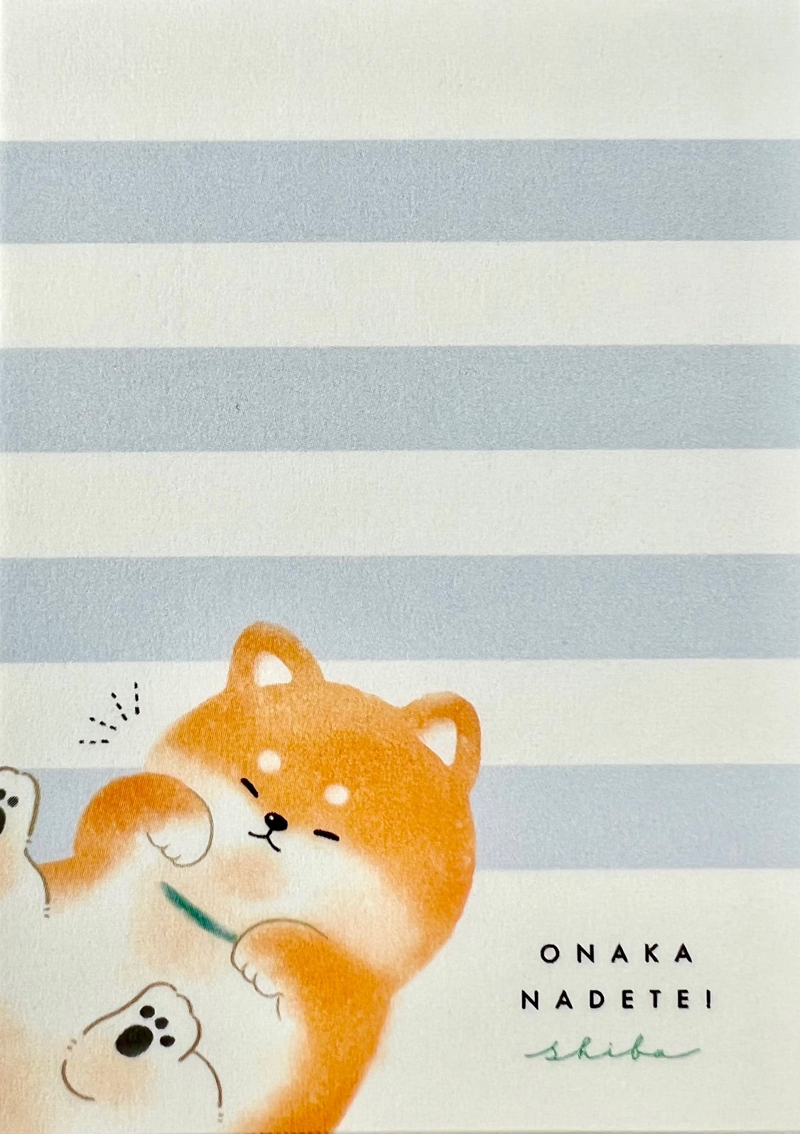 114108 CRUX Shiba Dog Mini Notepad-10