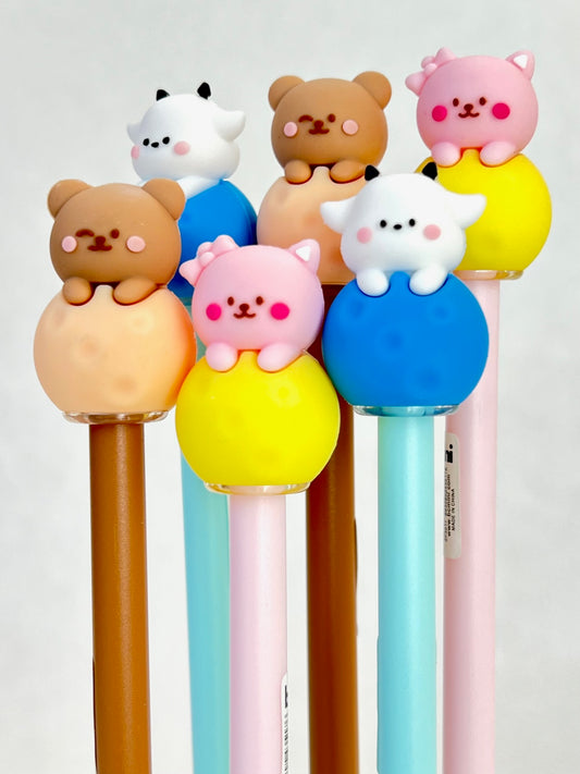 X 22560 UNIVERSE PLANET ANIMALS GEL PEN-DISCONTINUED