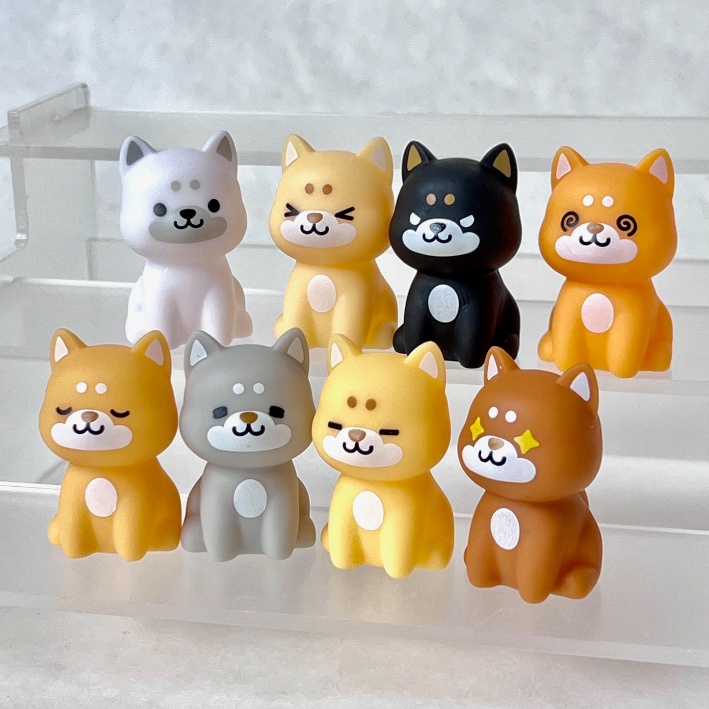 X 72008 PUPPY DOG SHIBA INU FIGURINES-DISCONTINUED