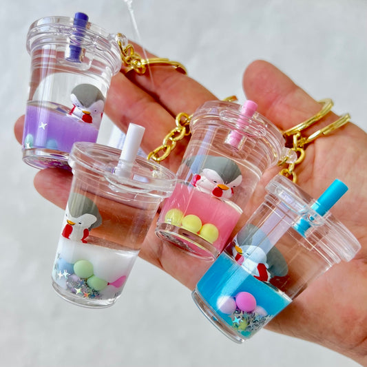 12118 PENGUIN FLOATY KEY CHARM-12