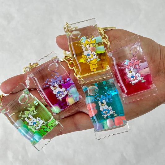 X 12112 BUNNY CANDY FLOATY KEY CHARM-DISCONTINUED