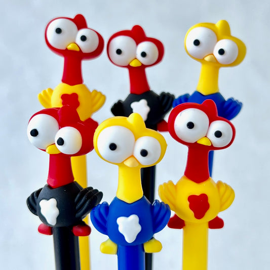 X 22539 RUN-RUN CHICKEN GEL PEN-DISCONTINUED