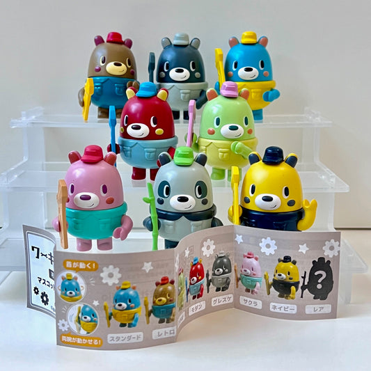 X 70374 Working Bear Figurine Capsule-DISCONTINUED