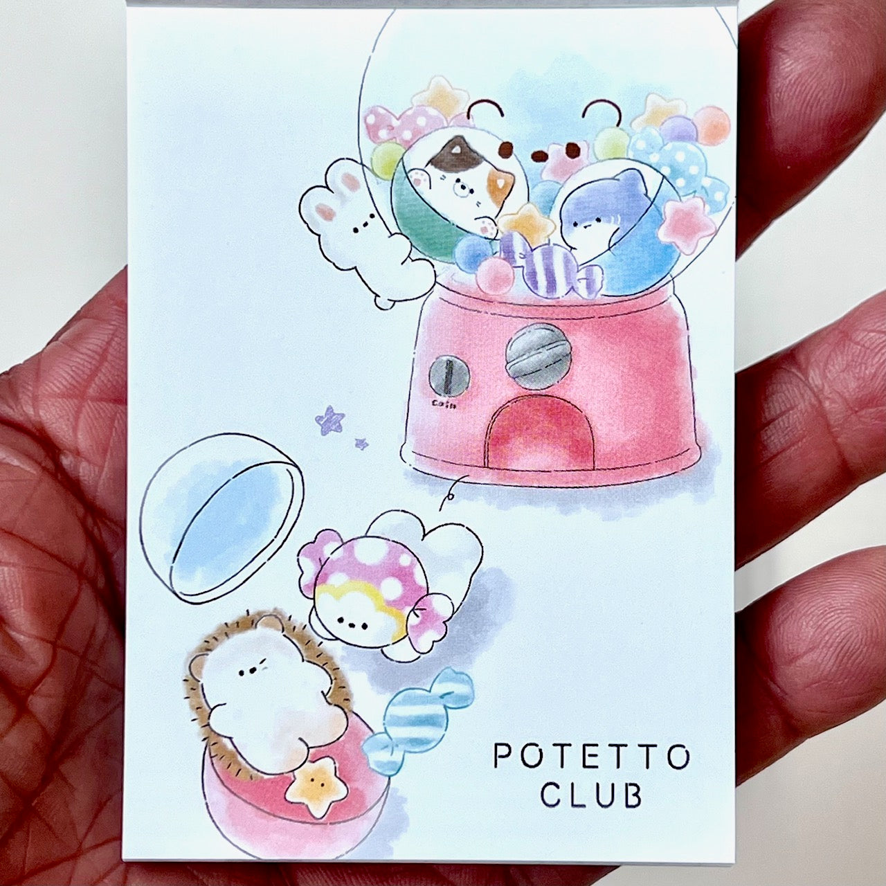 118776 Animal Capsule Potetto Club Mini Notepad-10