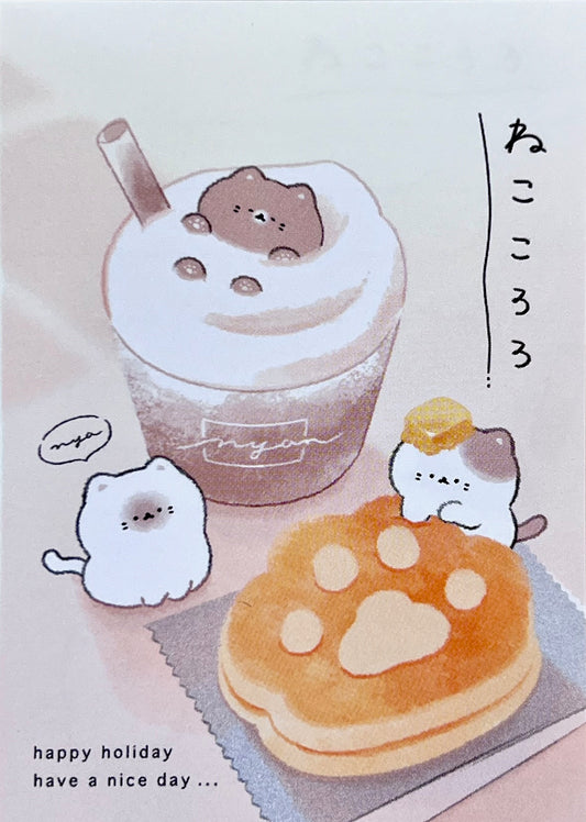 214690 Cat Cafe Mini Notepad-10