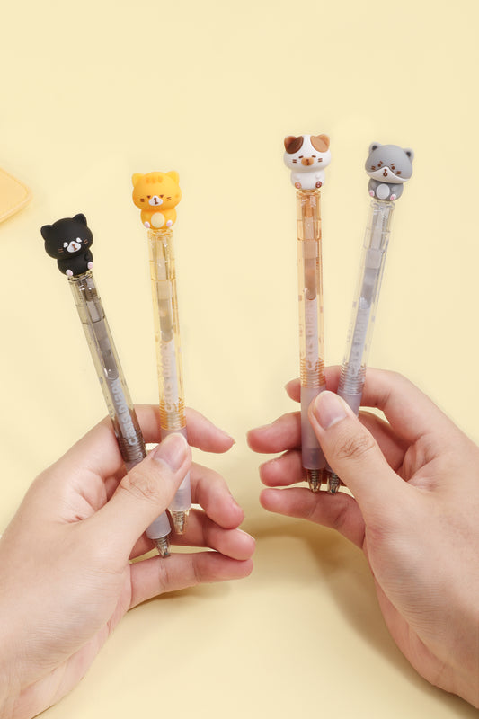 X 22628 CAT DIARY RETRACTABLE GEL PEN-DISCONTINUED