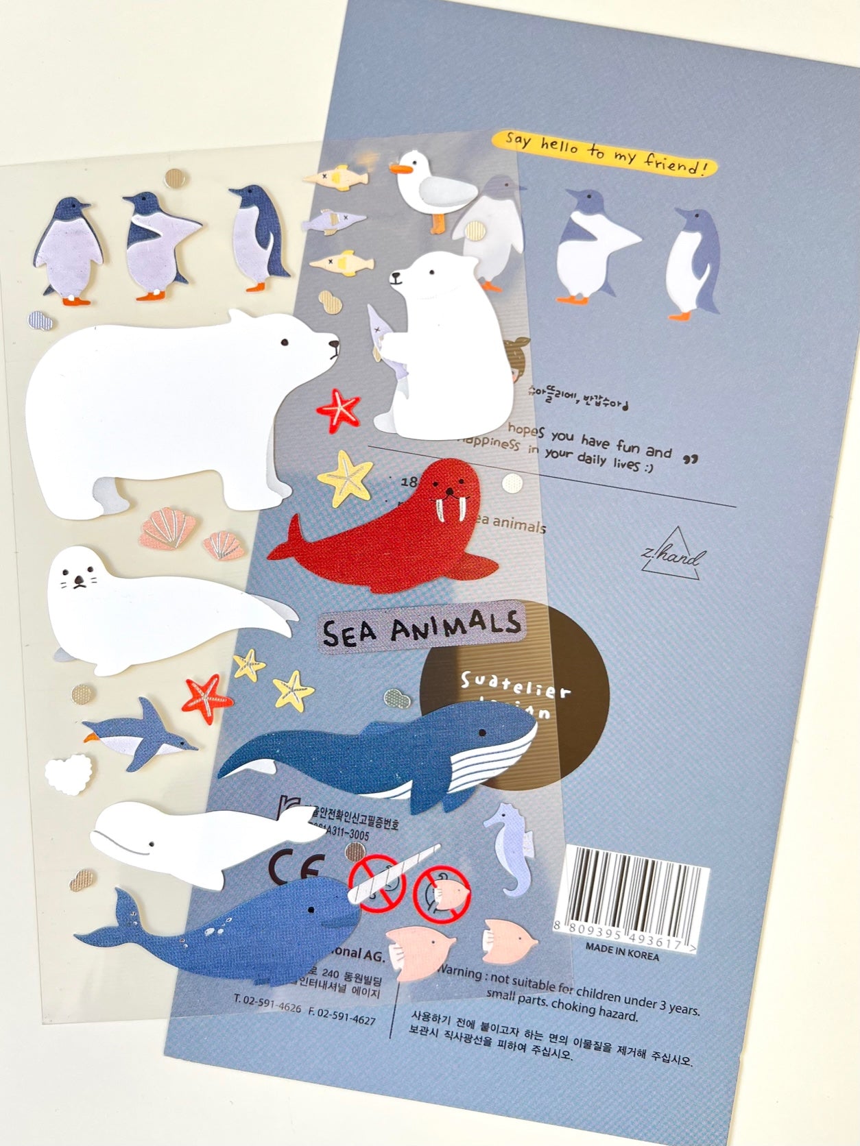 01071 SEA ANIMAL STICKERS-12