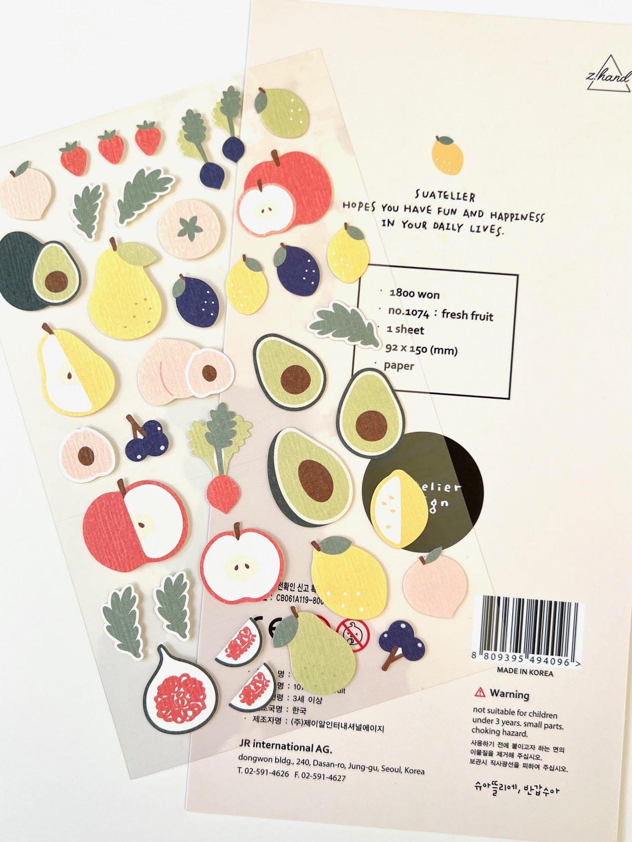 01074 FRESH FRUIT STICKERS-12