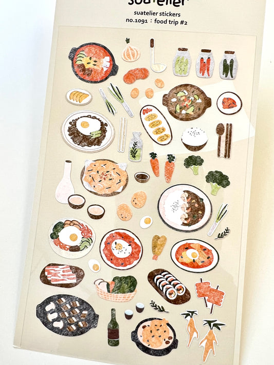 X 01091 FOOD TRIP VOL. 2 STICKERS-DISCONTINUED