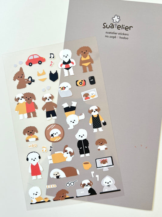 01096 HODOO PUPPY LIFE STICKERS-12
