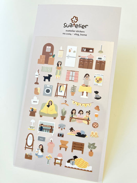 01104 VLOG STAY AT HOME STICKERS-12