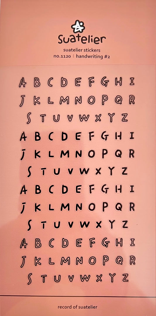 01120 HANDWRITING LETTERS STICKERS-12