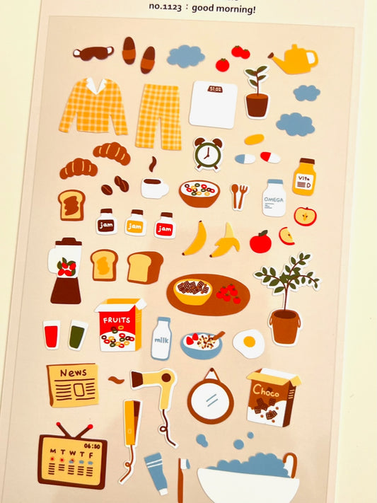 01123 GOOD MORNING ROUTINE STICKERS-12