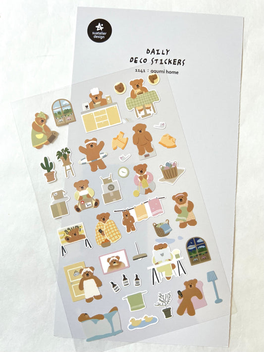 01141 BEAR HOME LIFE STICKERS-12