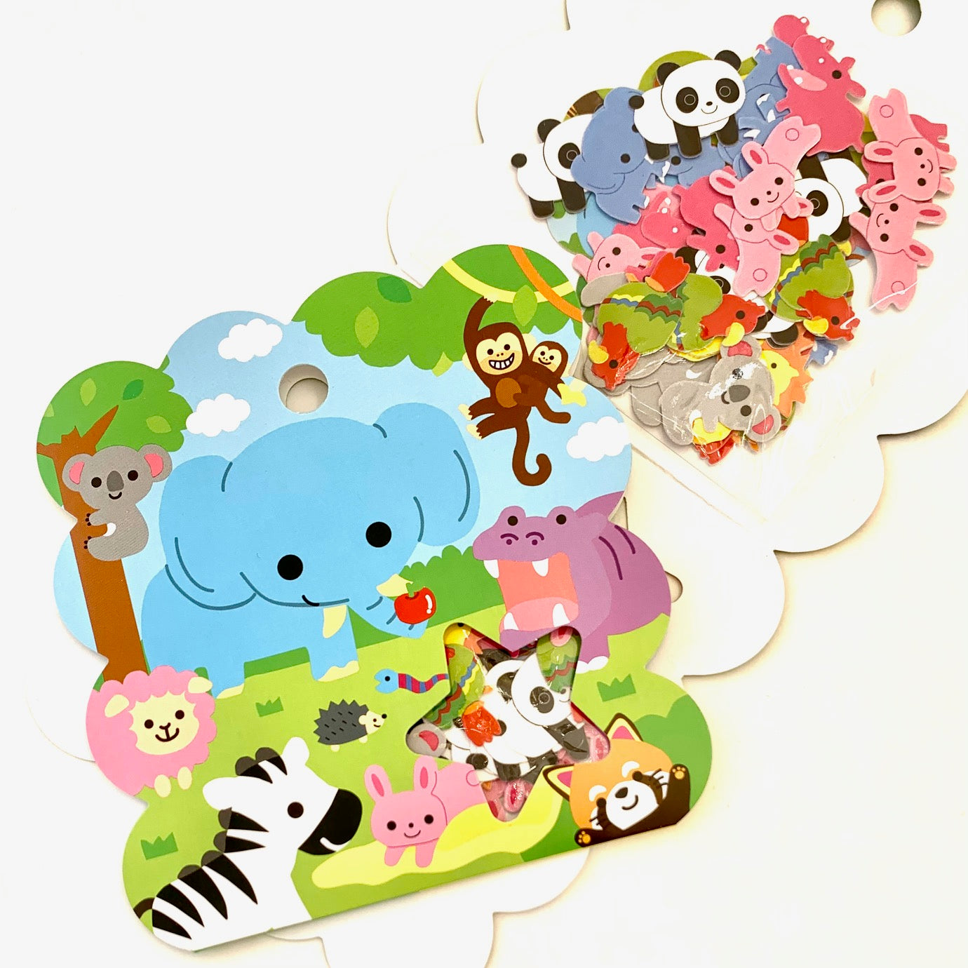 X 01194 Qlia Animal Sticker Bag-DISCONTINUED