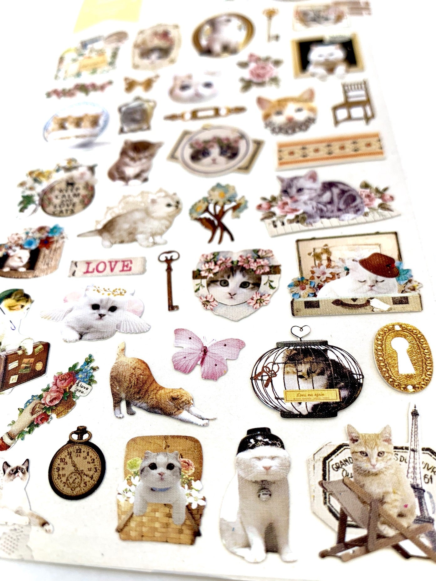 02024 LOVELY CAT Nylon Sticker-12