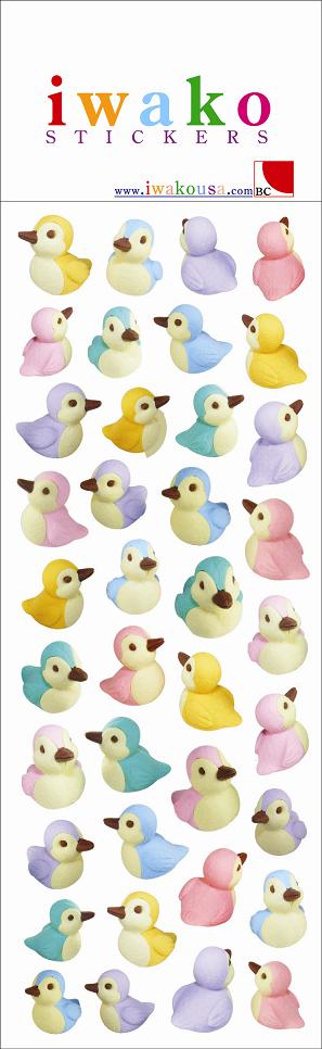 X 09131 BIRD STICKERS-DISCONTINUED