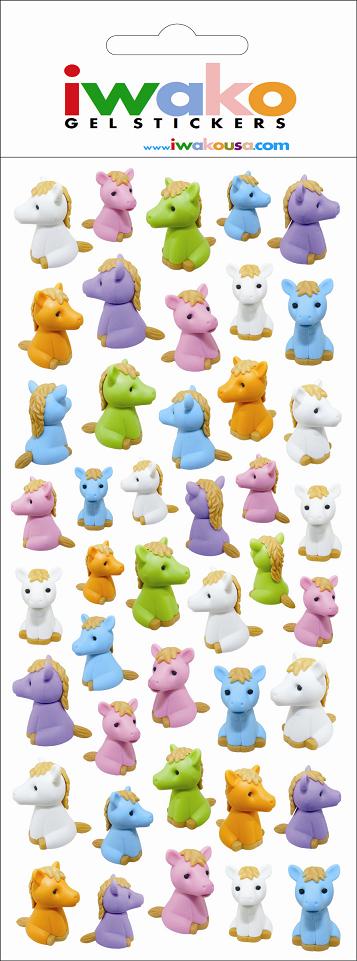 X 09170 HORSE GEL STICKER-DISCONTINUED