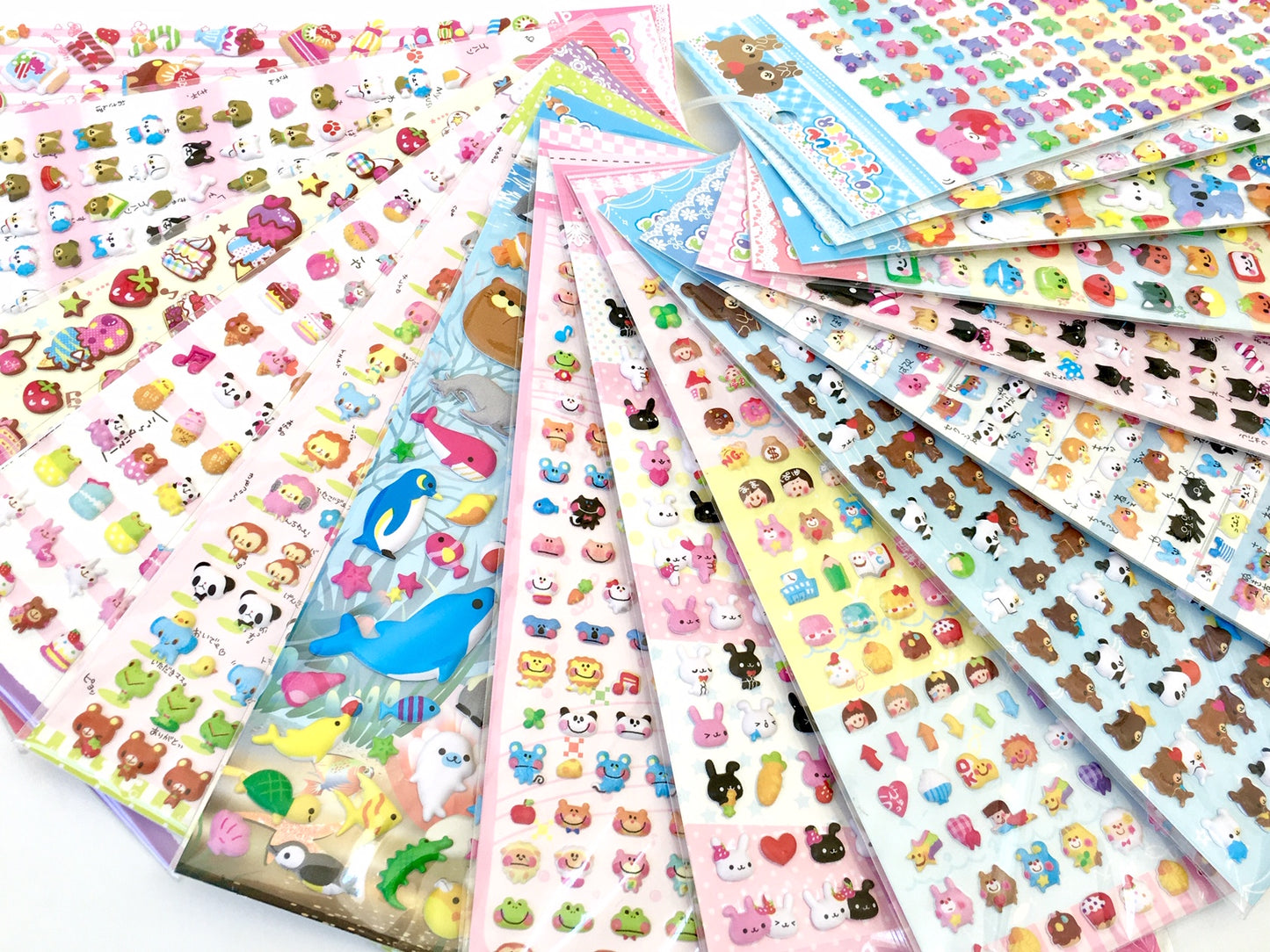 X 10131 PETIT ANIMAL PUFFY STICKERS-DISCONTINUED