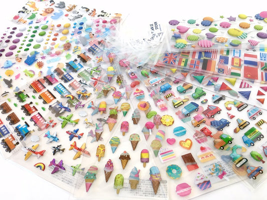 X 10135 ASSORTED GEL STICKERS-DISCONTINUED