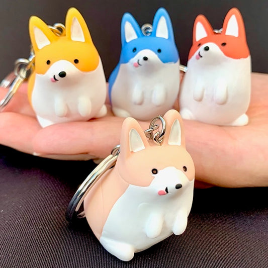 X 12005 CORGI CHARM with keyring-DISCONTINUED