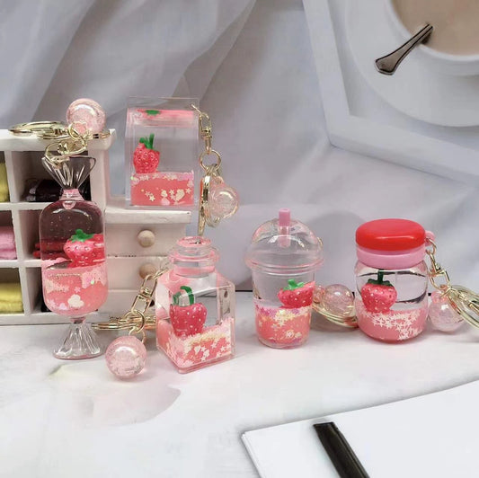 X 12085 STRAWBERRY ASSORTMENT FLOATY CHARM-DISCONTINUED