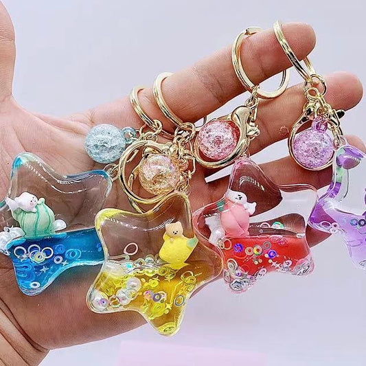 12096 STAR ANIMAL STAR FRUIT FLOATY KEY CHARM-12