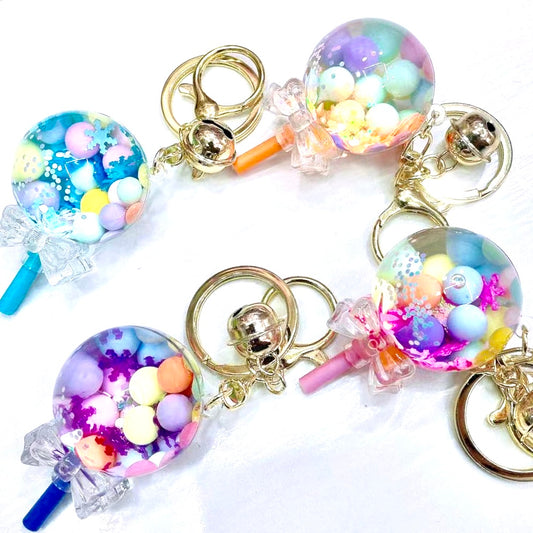 X 12099 PASTEL LOLLIPOP FLOATY KEY CHARM-DISCONTINUED