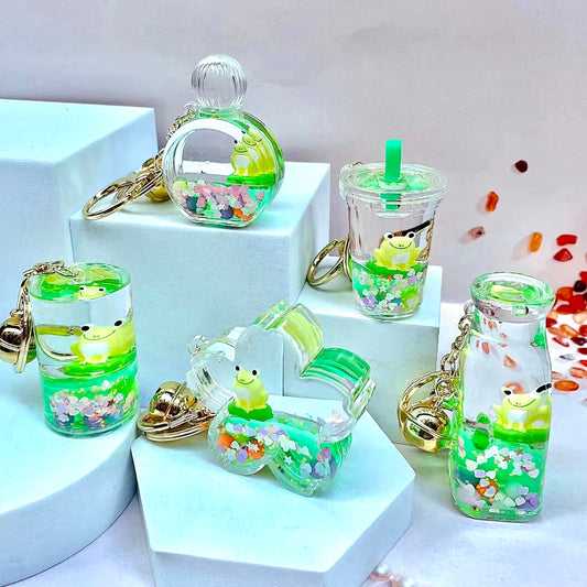 12113 FROG BOBA FLOATY KEY CHARM-12