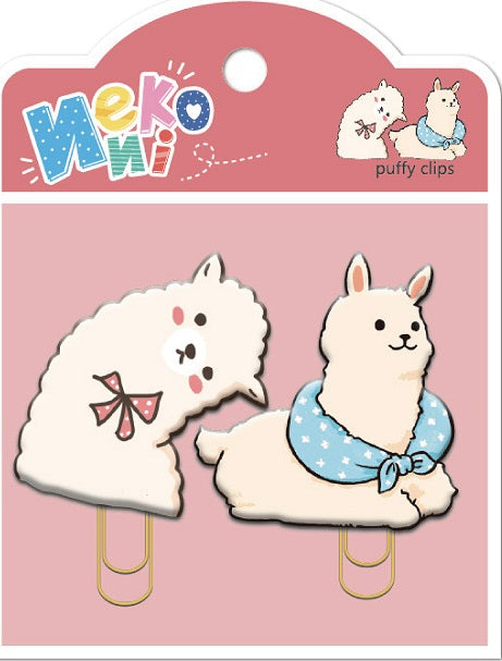 12806 LLAMA PUFFY CLIPS-2 CLIPS-10