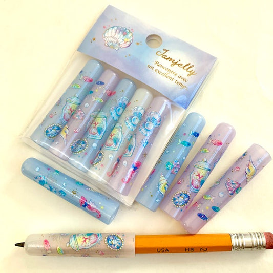 X 14500 Qlia Jamjelly SeashellPencil Caps-DISCONTINUED