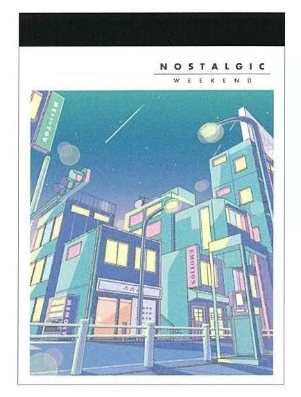 X 204515 Nostalgic Weekend Mini Notepad-DISCONTINUED