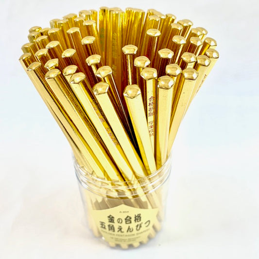 X 21227 GOLDEN PENTAGON PENCILS-DISCONTINUED