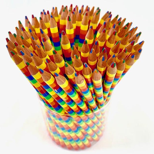 21442 RAINBOW 4-in-1 COLORS PENCILS-100