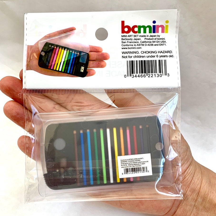 X 22138 MINI PENCILS IN PLASTIC CASE IN RETAIL PACKAGE-Black-DISCONTINUED