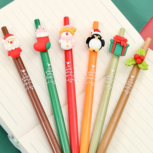 X 22534 CHRISTMAS RETRACTABLE GEL PEN-DISCONTINUED