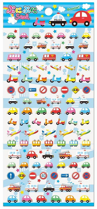 X 24339 MINI SEAL PUFFY STICKERS-DISCONTINUED
