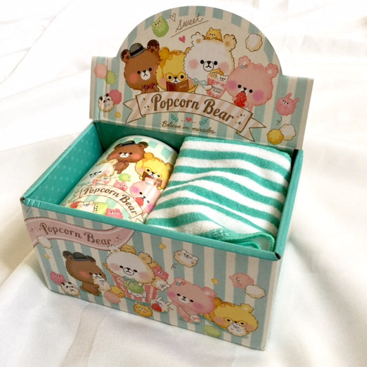 X 30483 CRUX CERAMIC MUG GIFT SET-Teal Popcorn Bear-DISCONTINUED