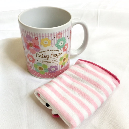 X 30484 CRUX CERAMIC MUG GIFT SET -Pink Daisy Days-DISCONTINUED