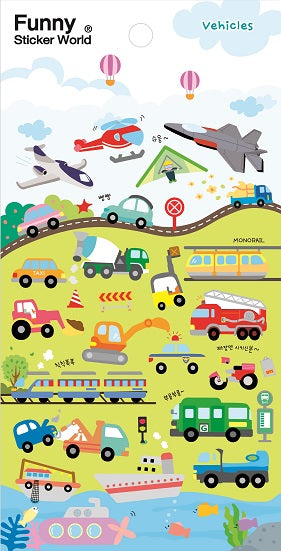 31526 VEHICLE PUFFY STICKERS-12