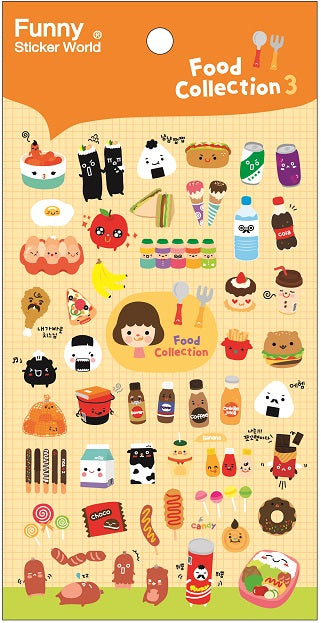 37075 FOOD COLLECTION 3 GEL STICKER -12