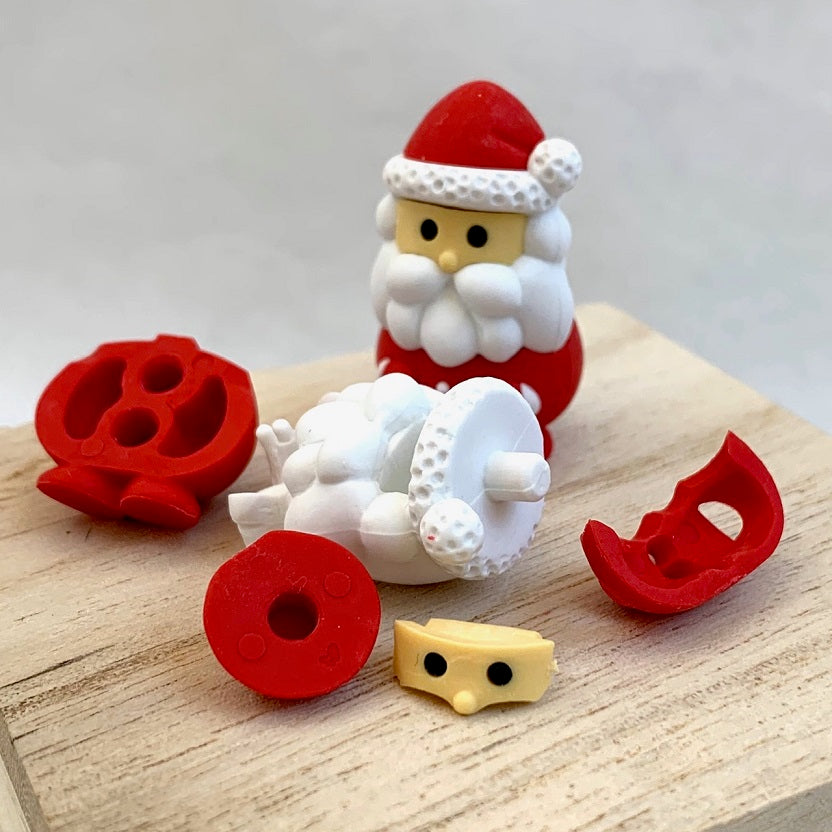 380111 Red Santa Claus Erasers-30