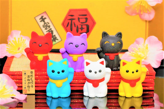 38014 MANEKI WELCOME CAT ERASER-60