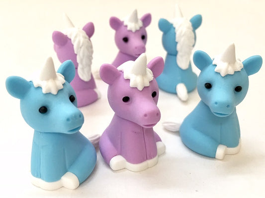 X 38043 Unicorn Erasers-DISCONTINUED