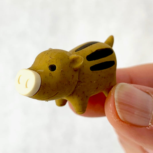 X 380631 IWAKO WILD BABY BOAR ERASERS-DISCONTINUED